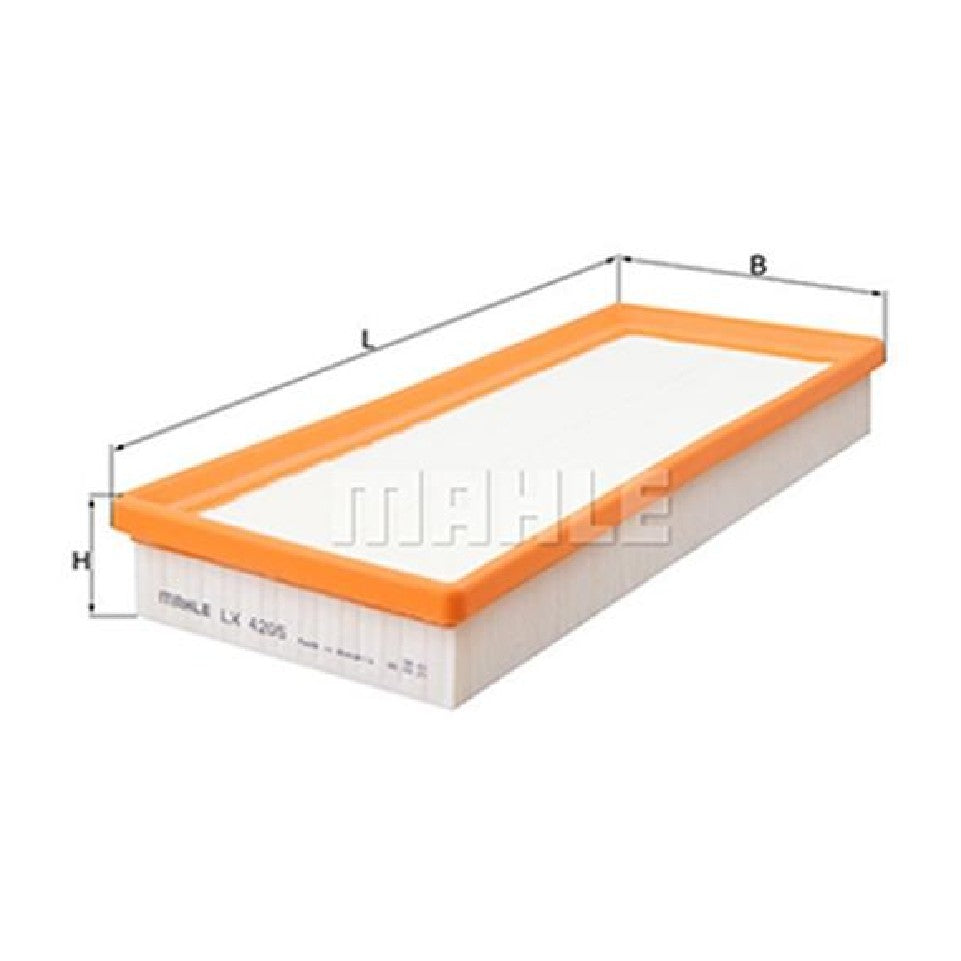 Elemento Para Filtro de Ar Seco - Mahle Metal Leve - LX4205 - (1)