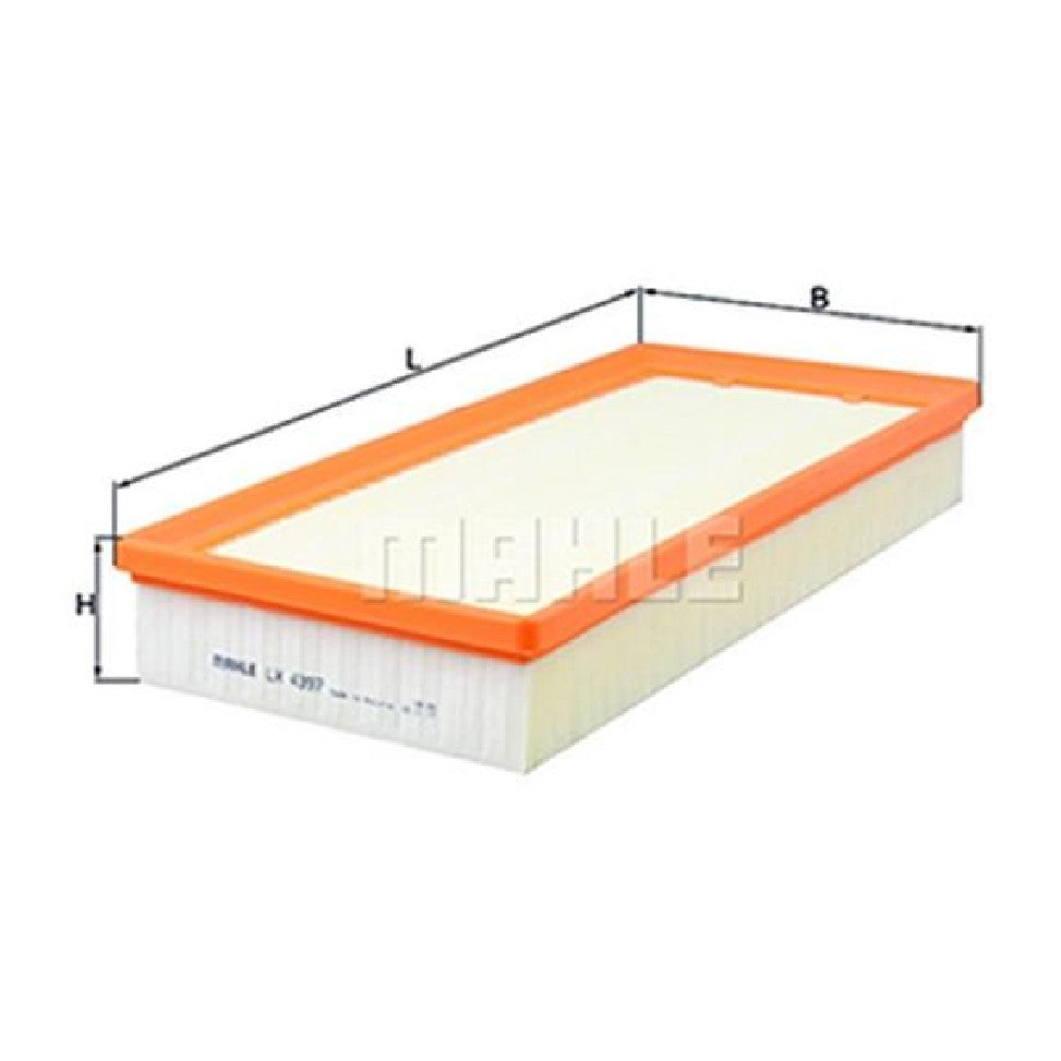 Elemento Para Filtro de Ar Seco - Mahle Metal Leve - LX4397 - (1)