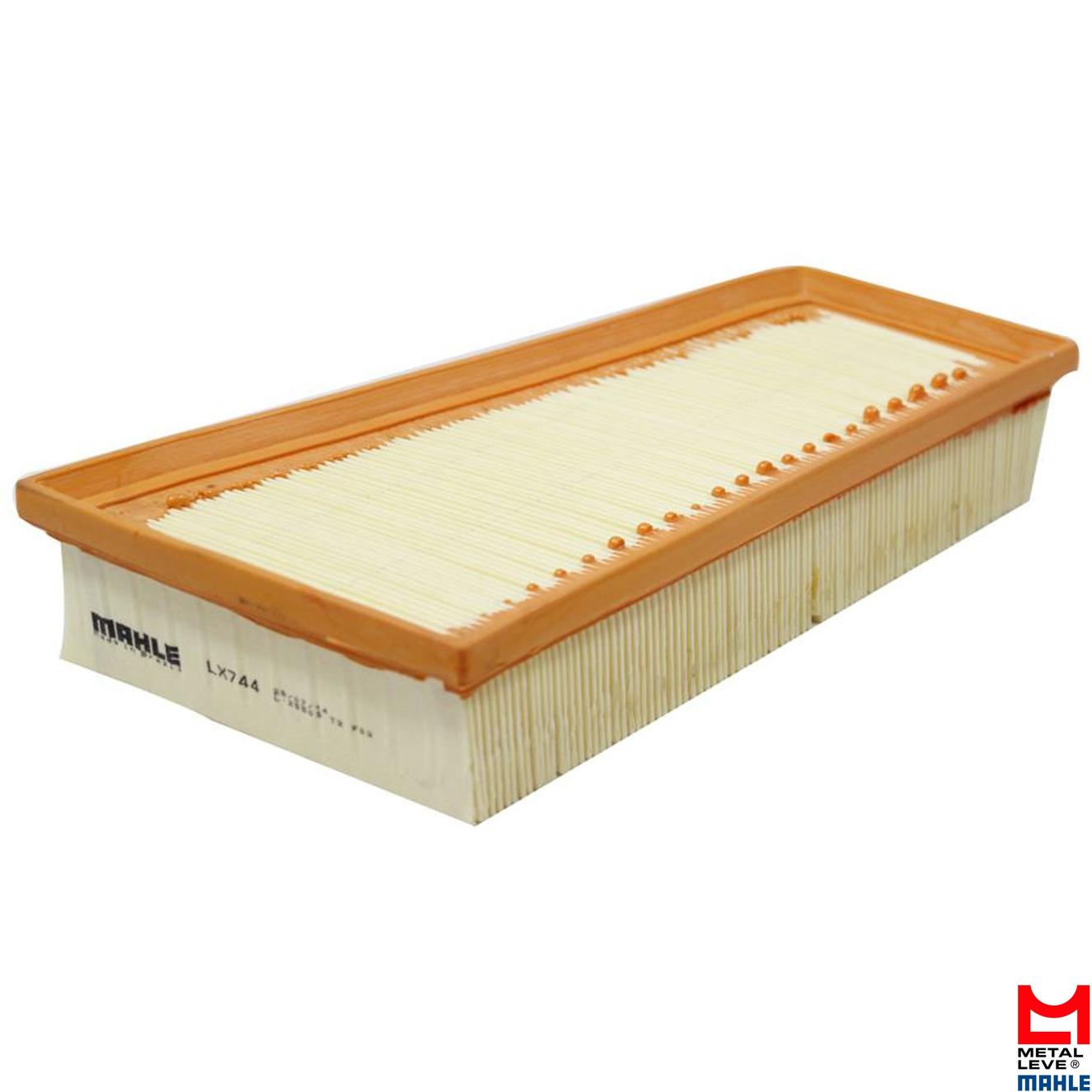 Elemento Para Filtro de Ar Seco - Mahle Metal Leve - LX744 - (1)