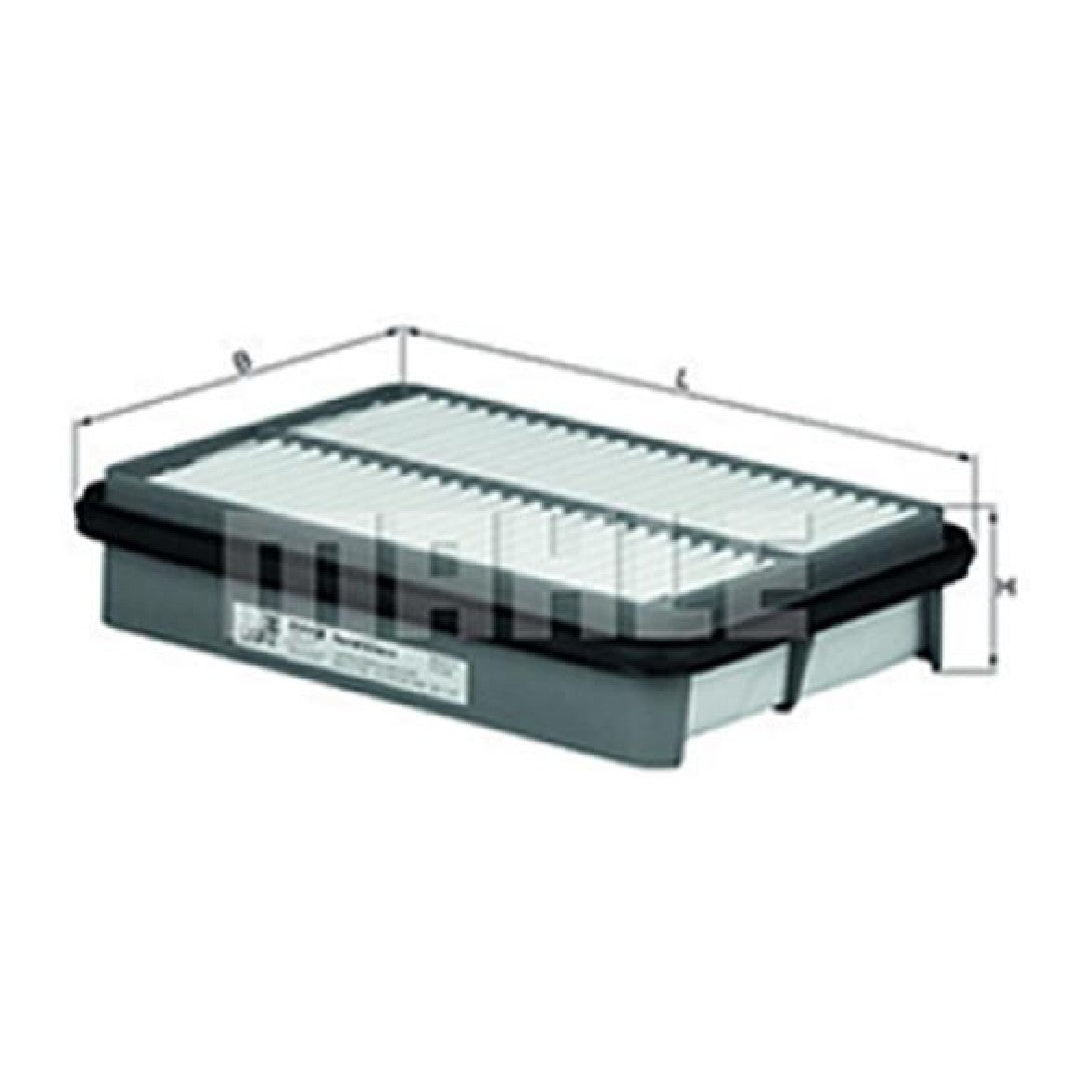 Elemento Para Filtro de Ar Seco - Mahle Metal Leve - LX812 - (1)