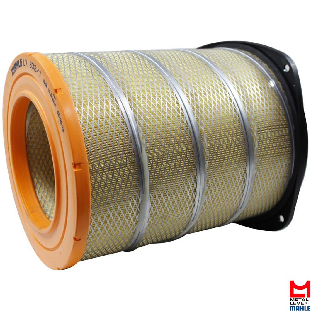 Elemento Para Filtro de Ar Seco - Mahle Metal Leve - LX832/1 - (1)