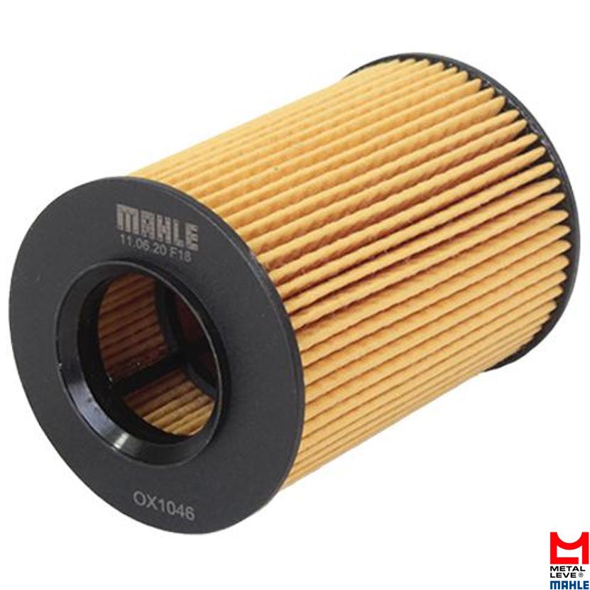 Elemento para Filtro de Óleo Lubrificante - Mahle Metal Leve - OX1046D - (1)