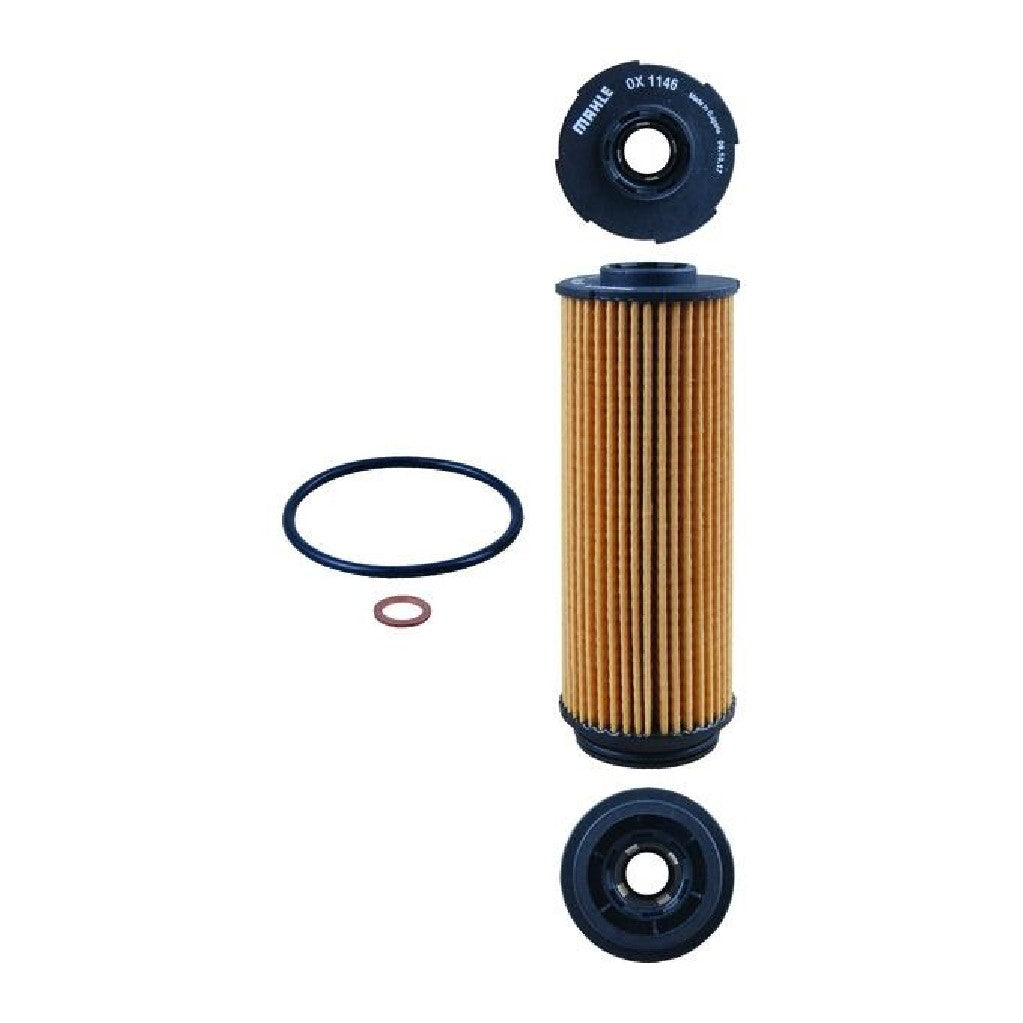 Elemento Para Filtro de Óleo Lubrificante - Mahle Metal Leve - OX1146D - (1)