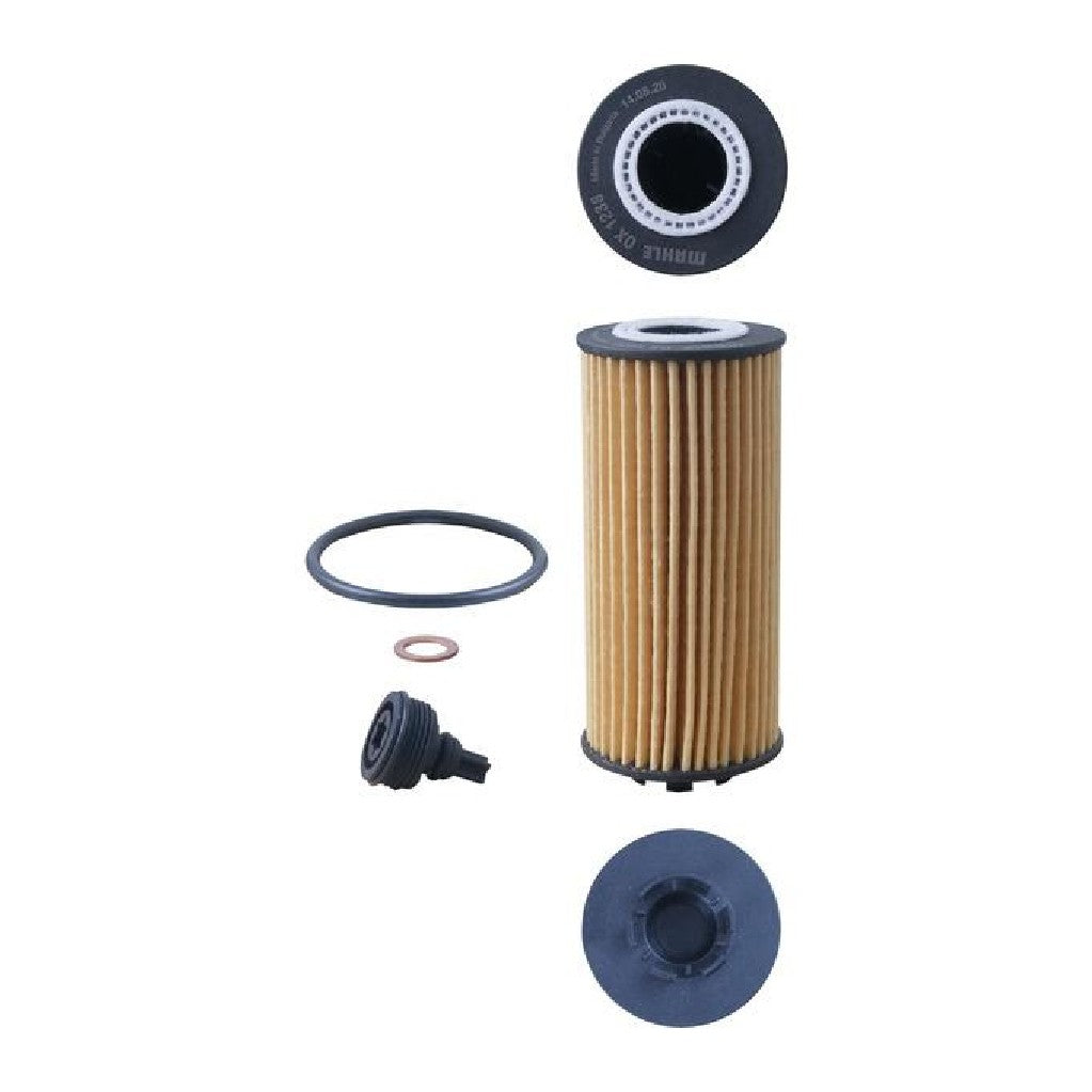 Elemento Para Filtro de Óleo Lubrificante - Mahle Metal Leve - OX1238D - (1)