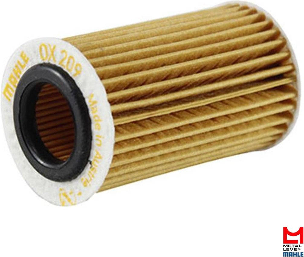 Elemento Para Filtro de Óleo Lubrificante - Mahle Metal Leve - OX209D - (1)