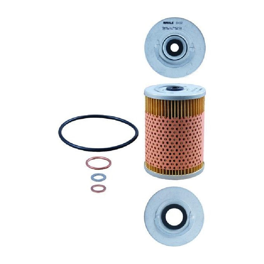 Elemento Para Filtro de Óleo Lubrificante - Mahle Metal Leve - OX32D - (1)