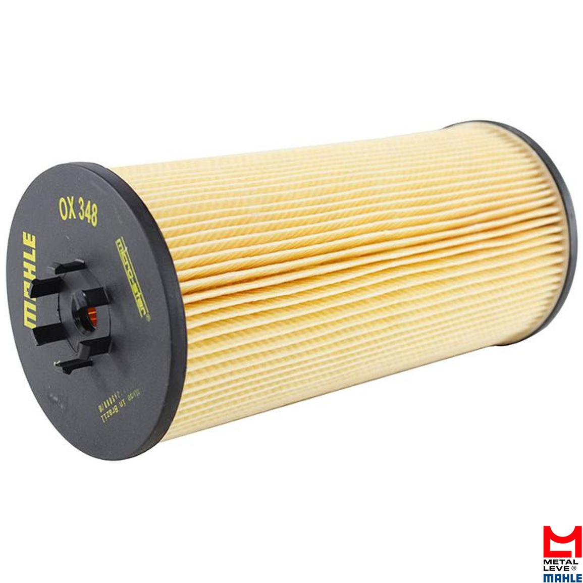 Elemento Para Filtro de Óleo Lubrificante - Mahle Metal Leve - OX348D - (1)