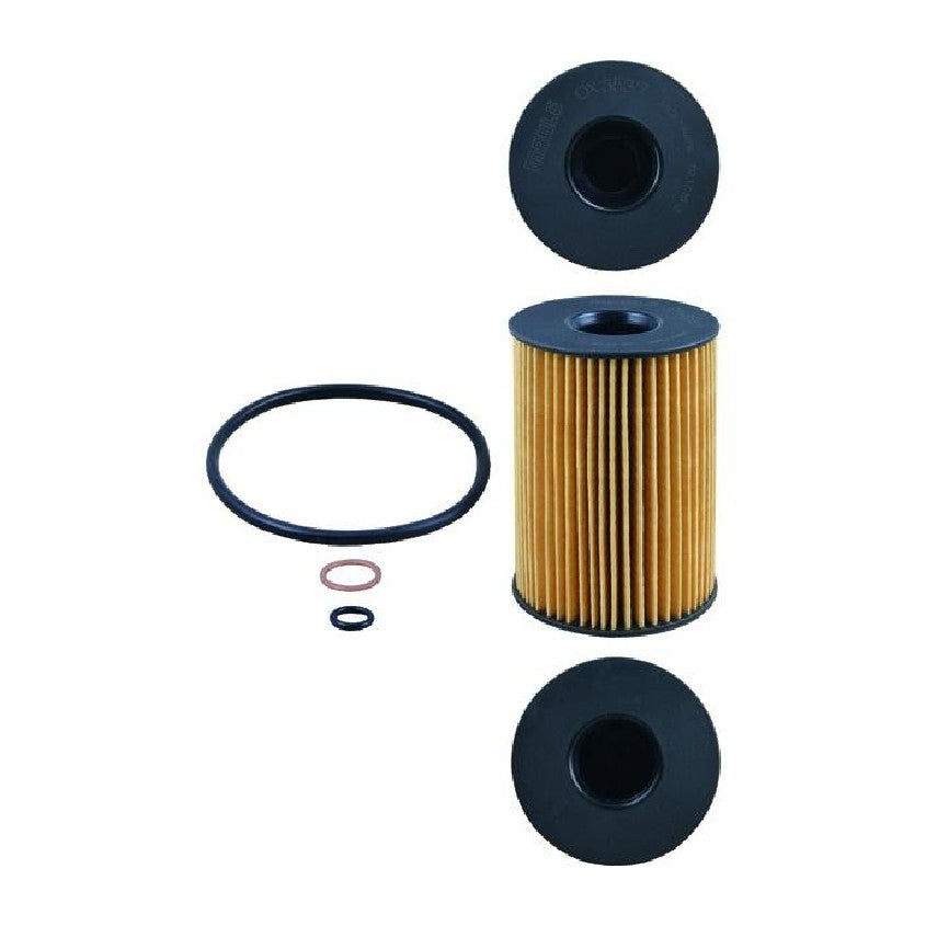 Filtro de Óleo Lubrificante - Mahle Metal Leve - OX353/7D - (1)