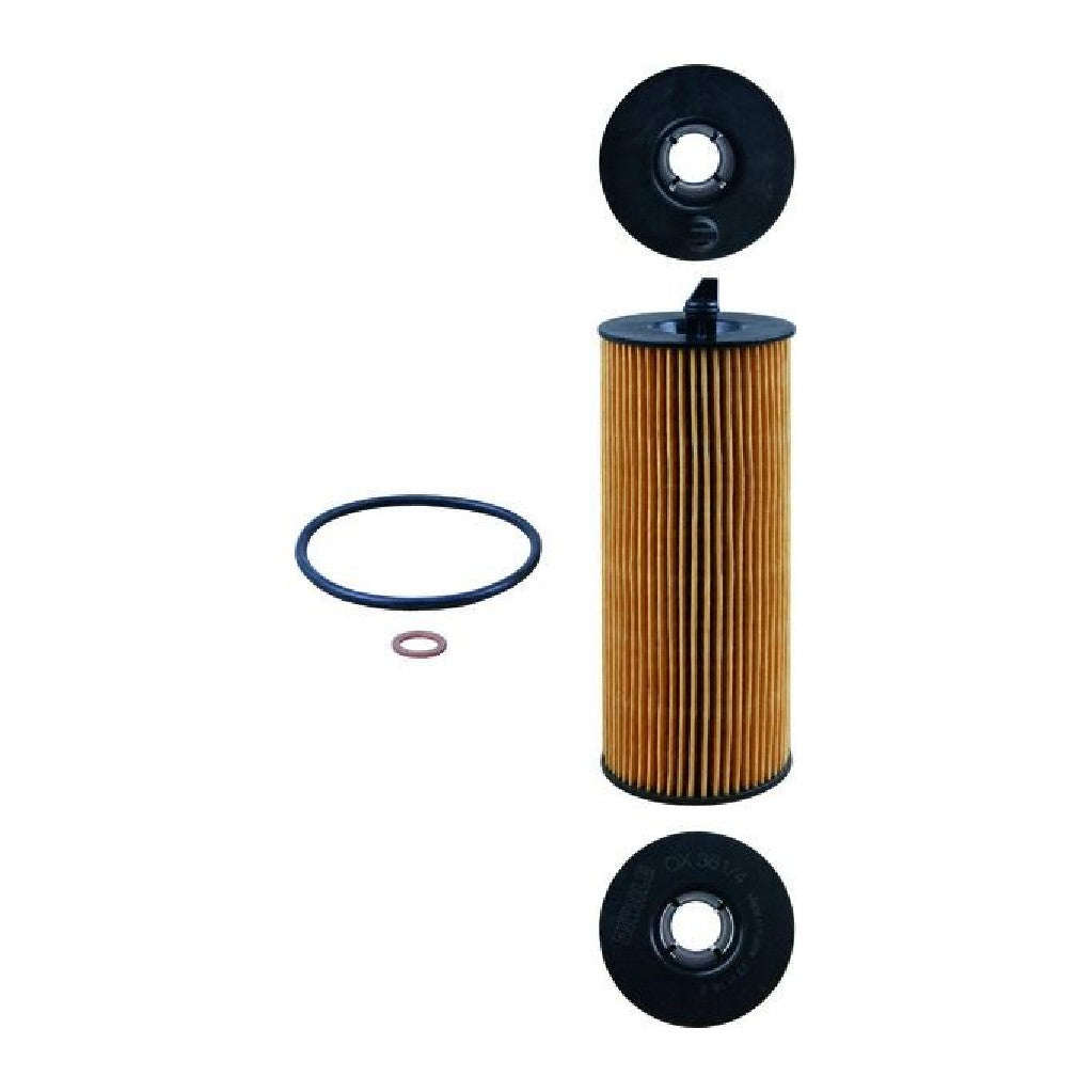 Elemento Para Filtro de Óleo Lubrificante - Mahle Metal Leve - OX361/4D - (1)