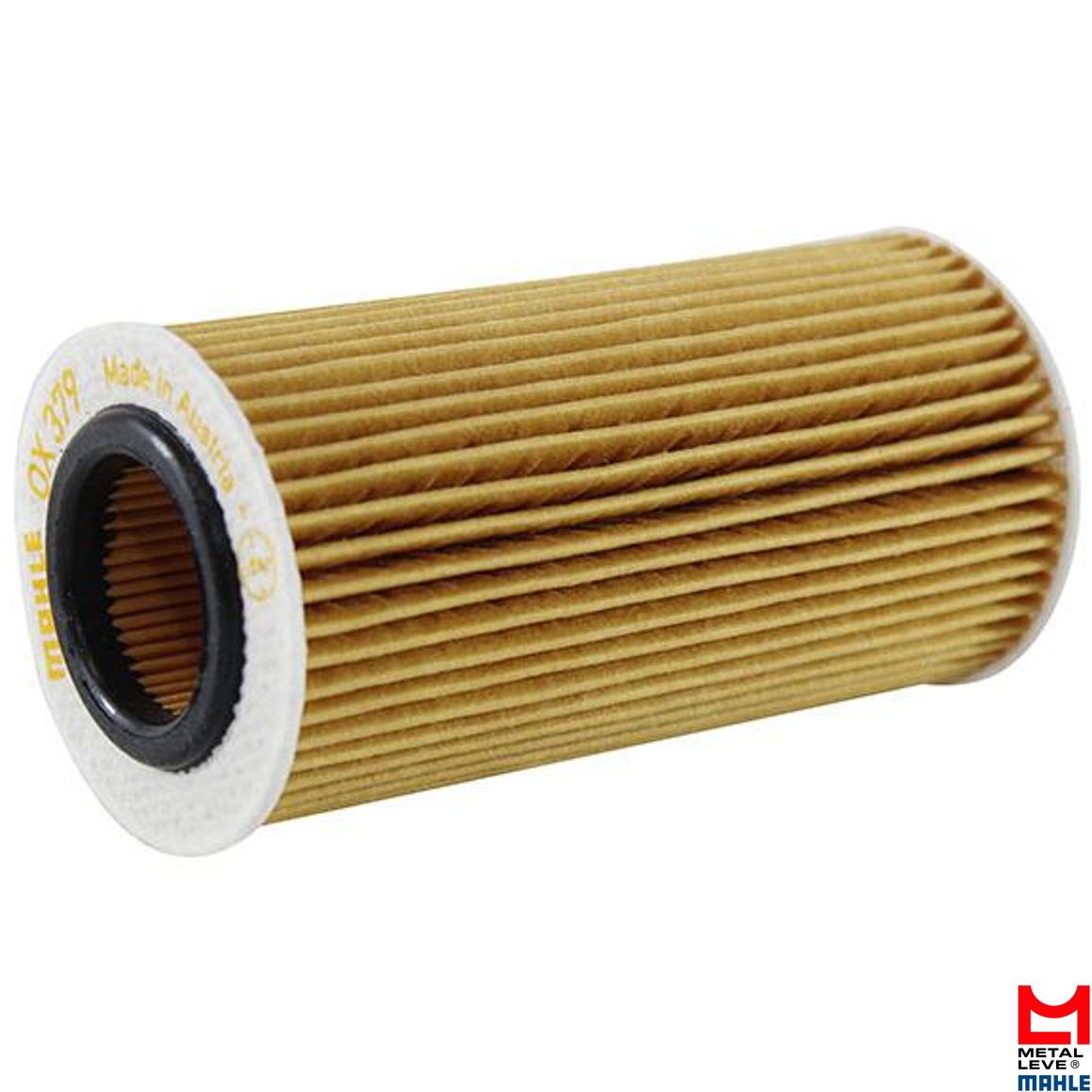 Elemento para Filtro de Óleo Lubrificante - Mahle Metal Leve - OX379/D - (1)