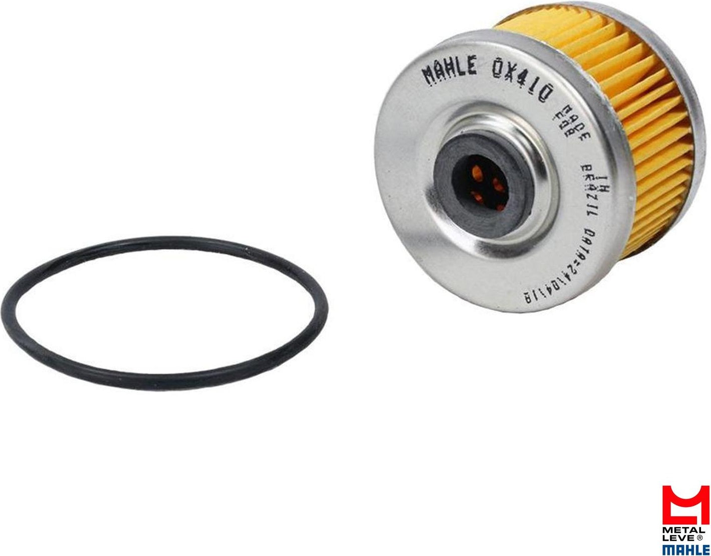 Elemento Para Filtro de Óleo Lubrificante - Mahle Metal Leve - OX410/D - (1)