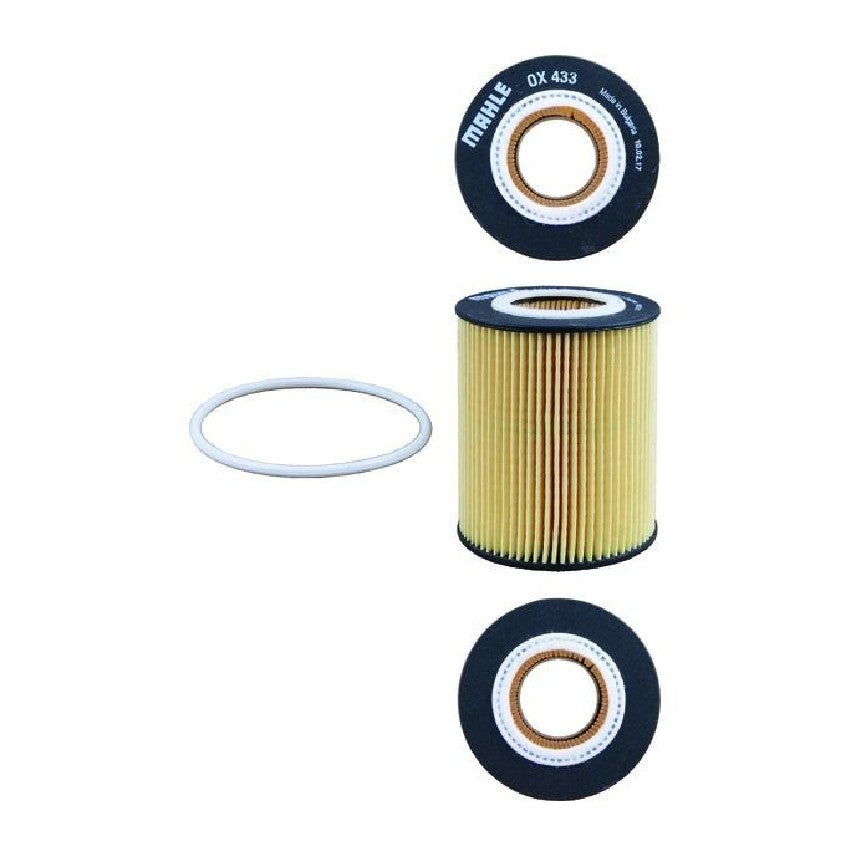 Elemento Para Filtro de Óleo Lubrificante - Mahle Metal Leve - OX433D - (1)