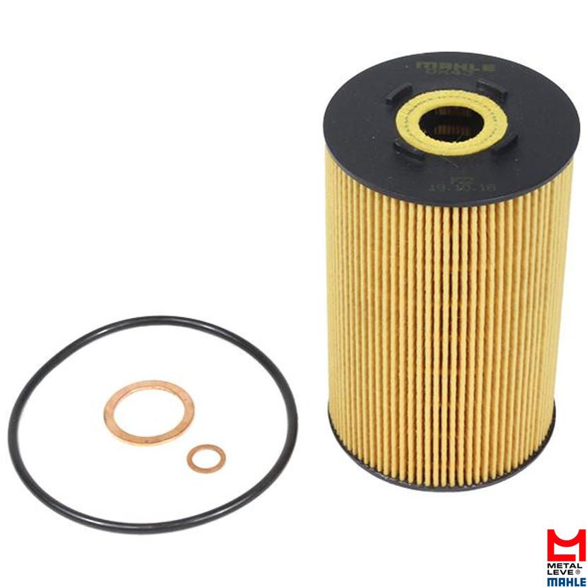 Elemento Para Filtro de Óleo Lubrificante - Mahle Metal Leve - OX43D - (1)