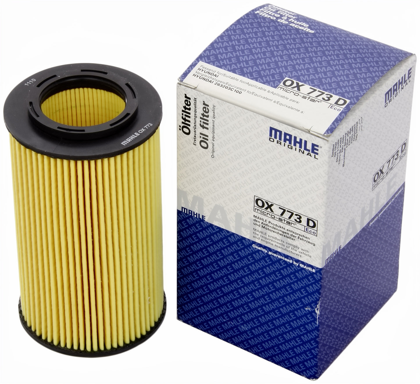 Filtro de Óleo Lubrificante - Mahle Metal Leve - OX773D - (3)