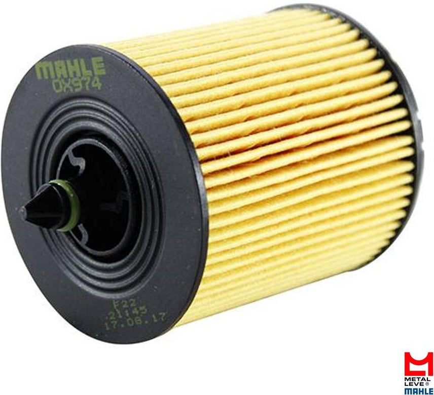 Elemento para Filtro de Óleo Lubrificante - Mahle Metal Leve - OX974D - (1)