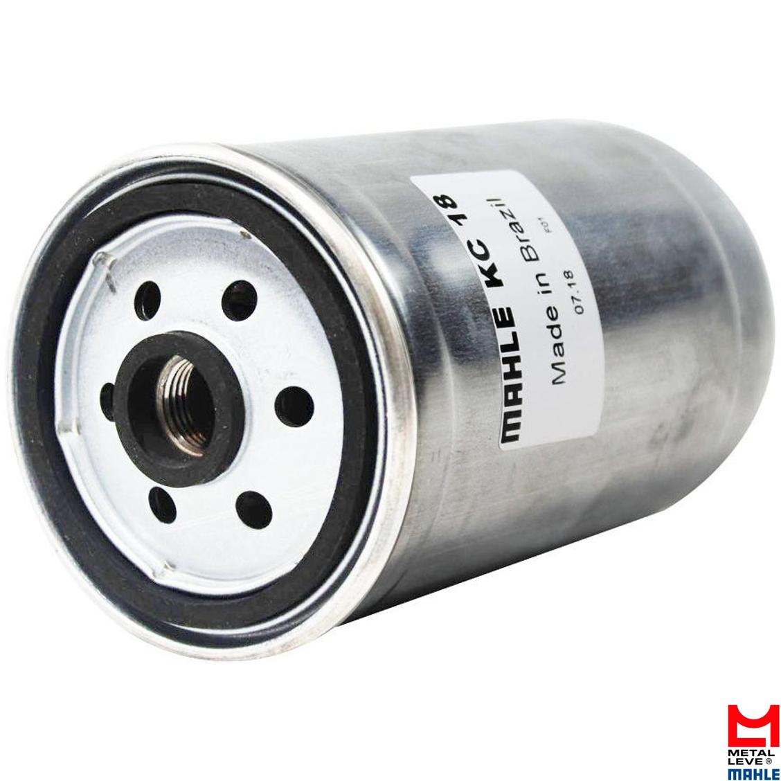 Filtro Blindado de Combustível - Mahle Metal Leve - KC18 - (1)