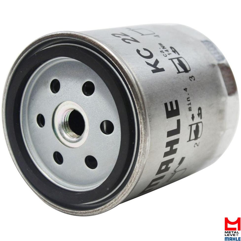 Filtro Blindado de Combustível - Mahle Metal Leve - KC22 - (1)