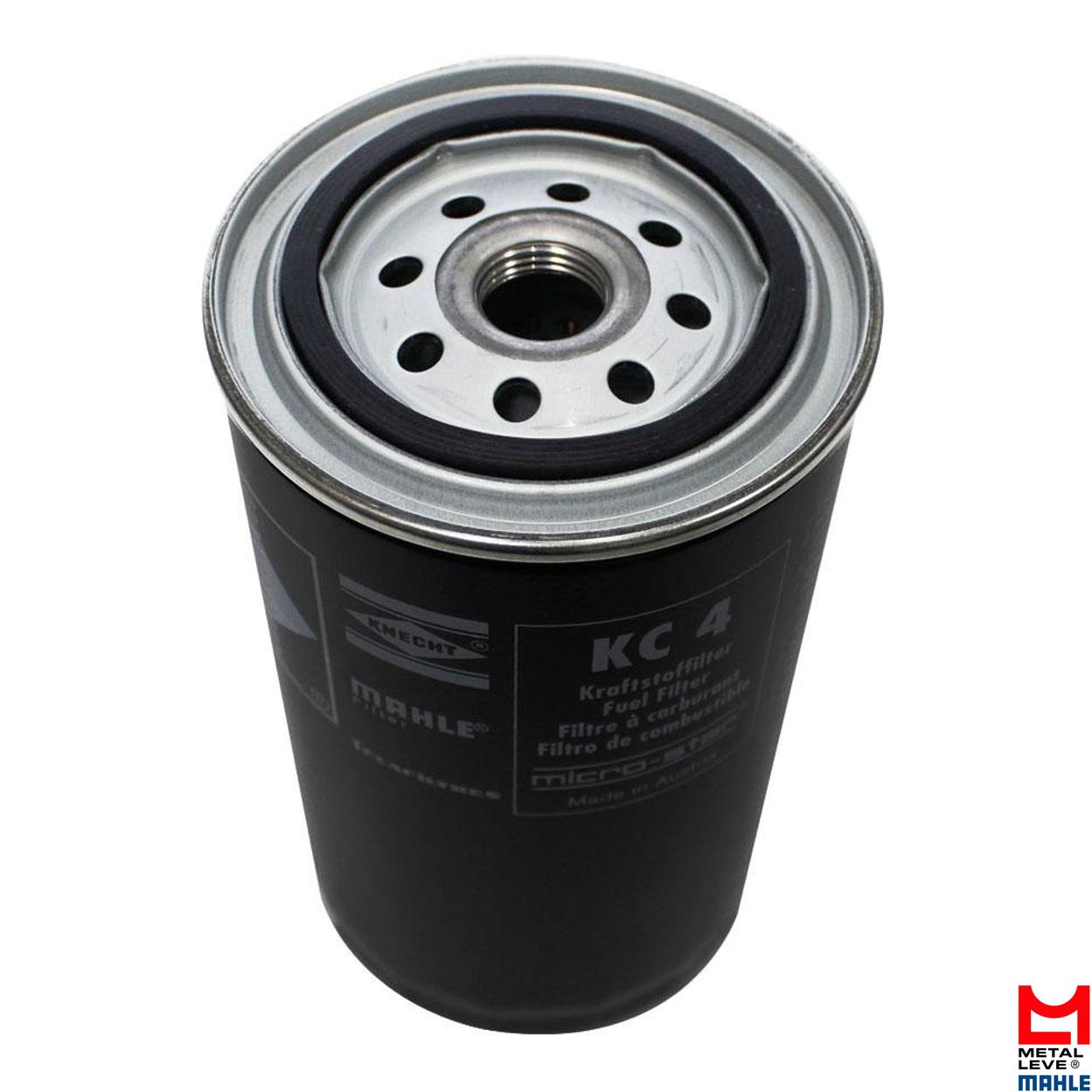 Filtro Blindado de Combustível - Mahle Metal Leve - KC4 - (1)