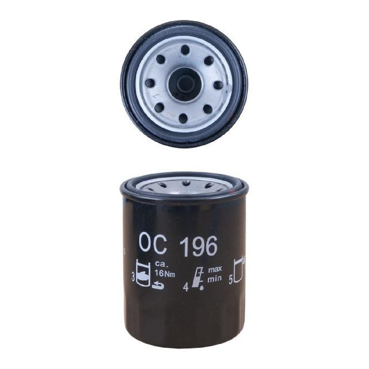 Filtro Blindado de Óleo Lubrificante - Mahle Metal Leve - OC196 - (1)