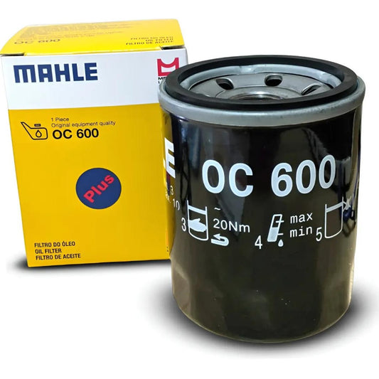 Filtro Blindado de Óleo Lubrificante - Mahle Metal Leve - OC600 PLUS - (1)