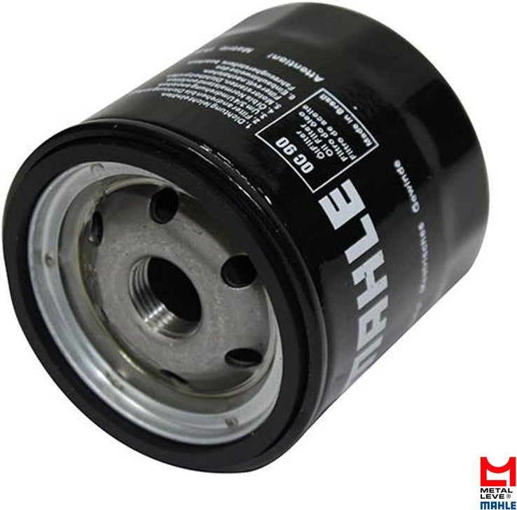 Filtro Blindado de Óleo Lubrificante - Mahle Metal Leve - OC90 - (1)