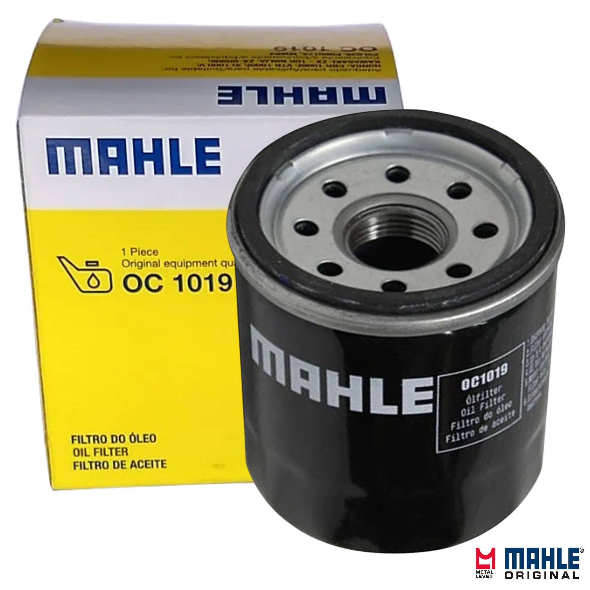 Filtro Blindado de Óleo Lubrificante - Mahle Metal Leve - OC1019 - (3)