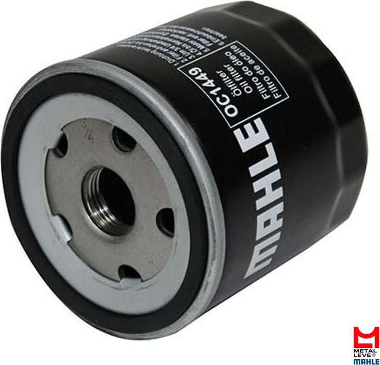 Filtro Blindado de Óleo Lubrificante - Mahle Metal Leve - OC1449 - (1)