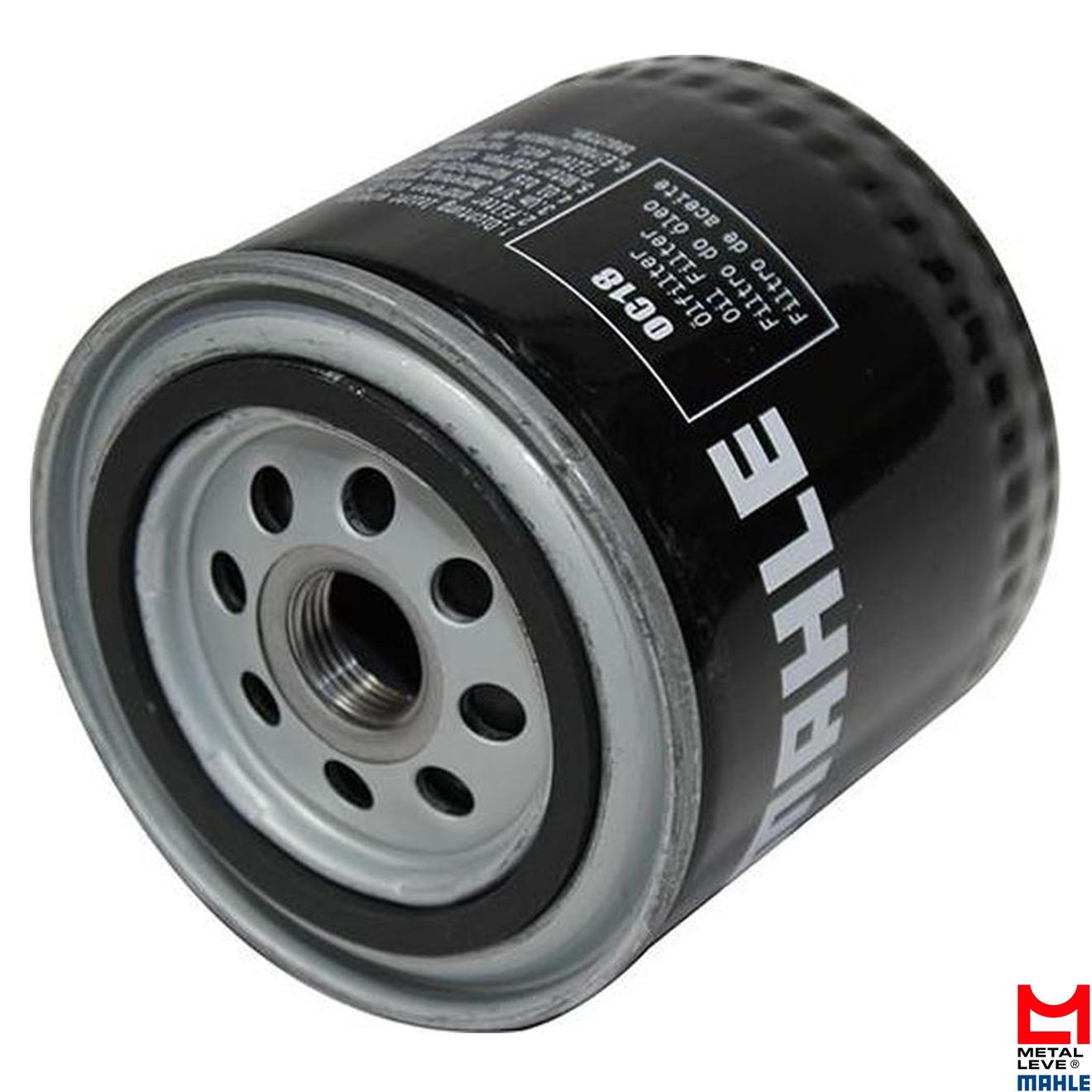 Filtro Blindado de Óleo Lubrificante - Mahle Metal Leve - OC18 - (1)