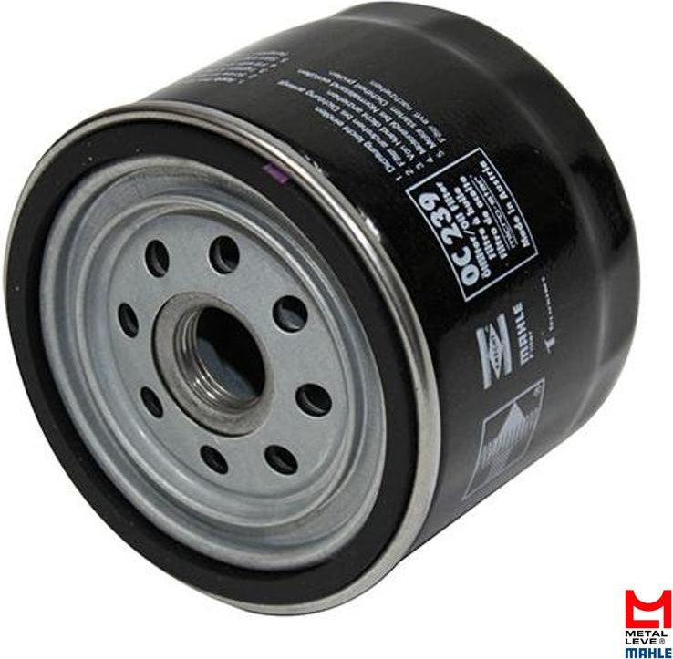 Filtro Blindado de Óleo Lubrificante - Mahle Metal Leve - OC239 - (1)