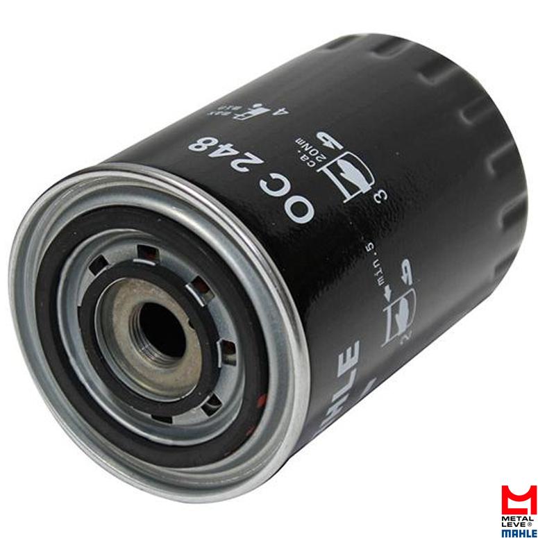 Filtro Blindado de Óleo Lubrificante - Mahle Metal Leve - OC248 - (1)