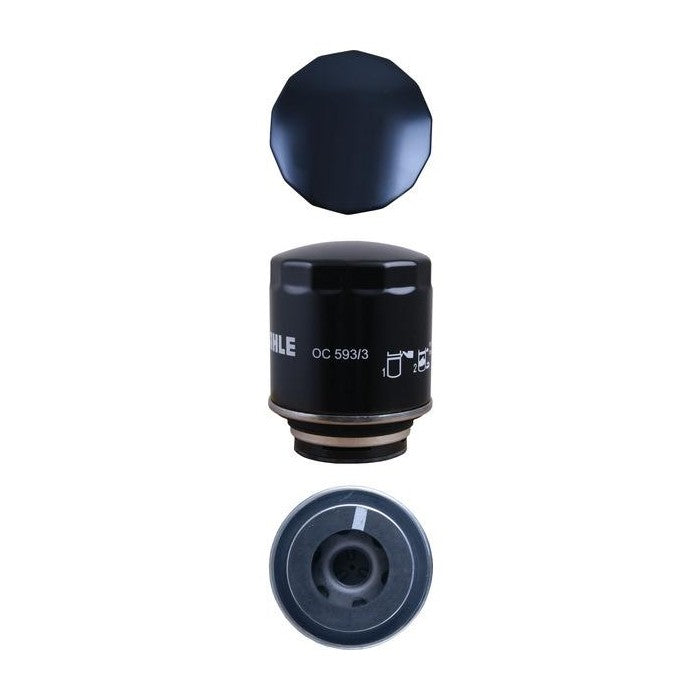 Filtro Blindado de Óleo Lubrificante para Audi A1 - Mahle Metal Leve - OC593/3 - (1)