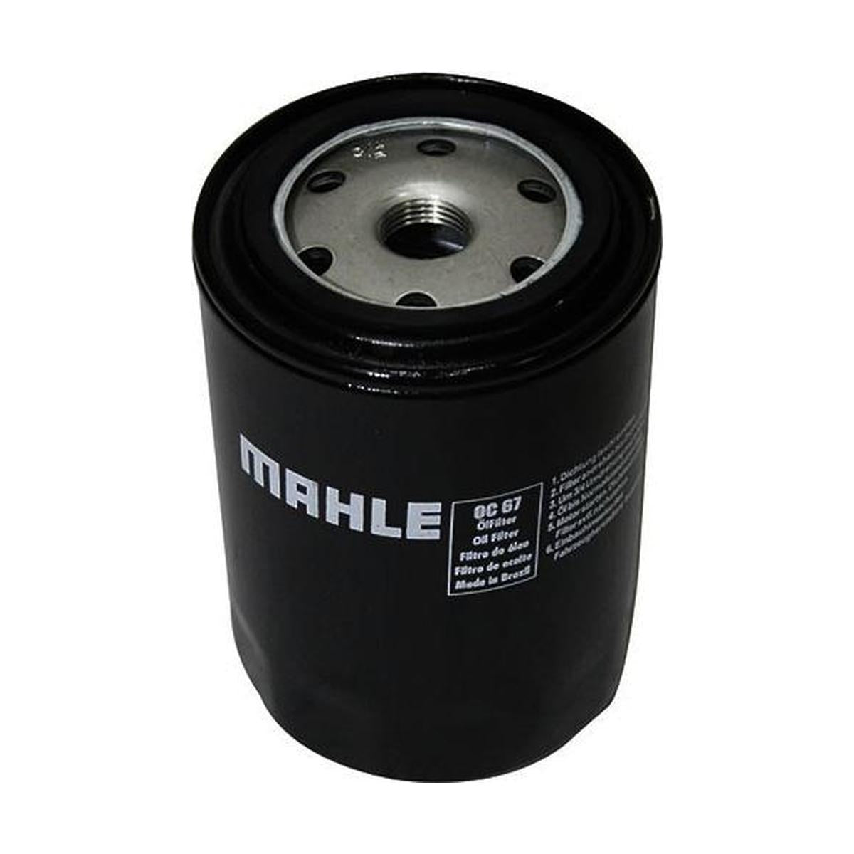 Filtro Blindado de Óleo Lubrificante - Mahle Metal Leve - OC67 - (2)