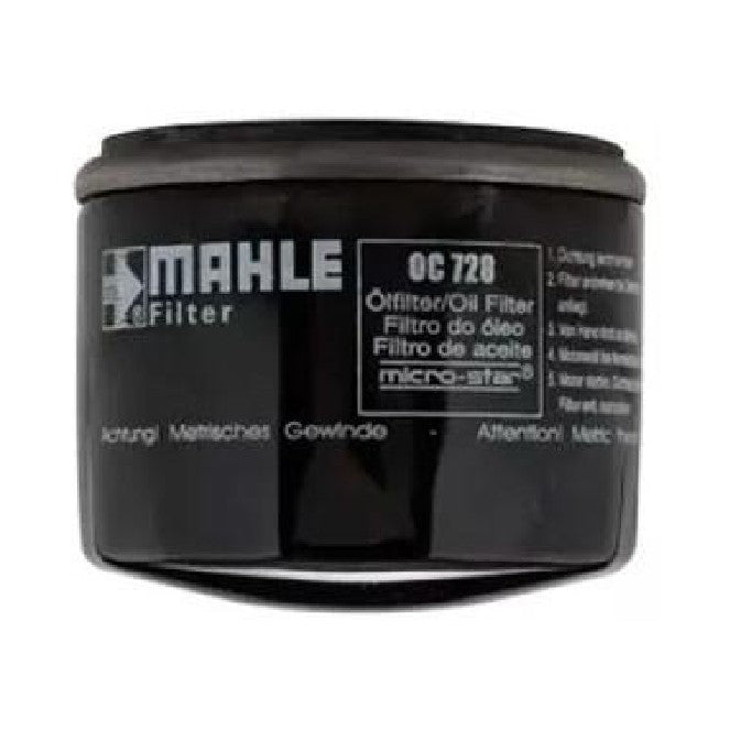 Filtro Blindado de Óleo Lubrificante - Mahle Metal Leve - OC728 - (1)