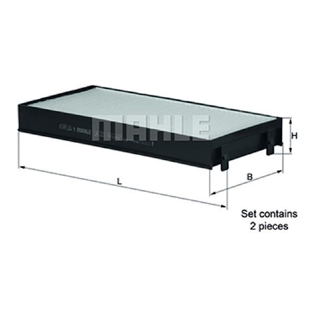 Filtro de Cabine - Mahle Metal Leve - LA221/S - (1)
