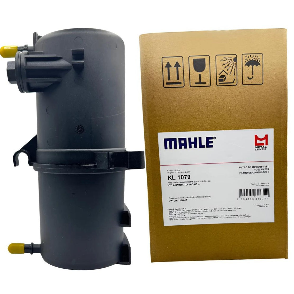 Filtro Blindado de Combustível para Volkswagen Amarok - Mahle Metal Leve - KL1079 - (1)