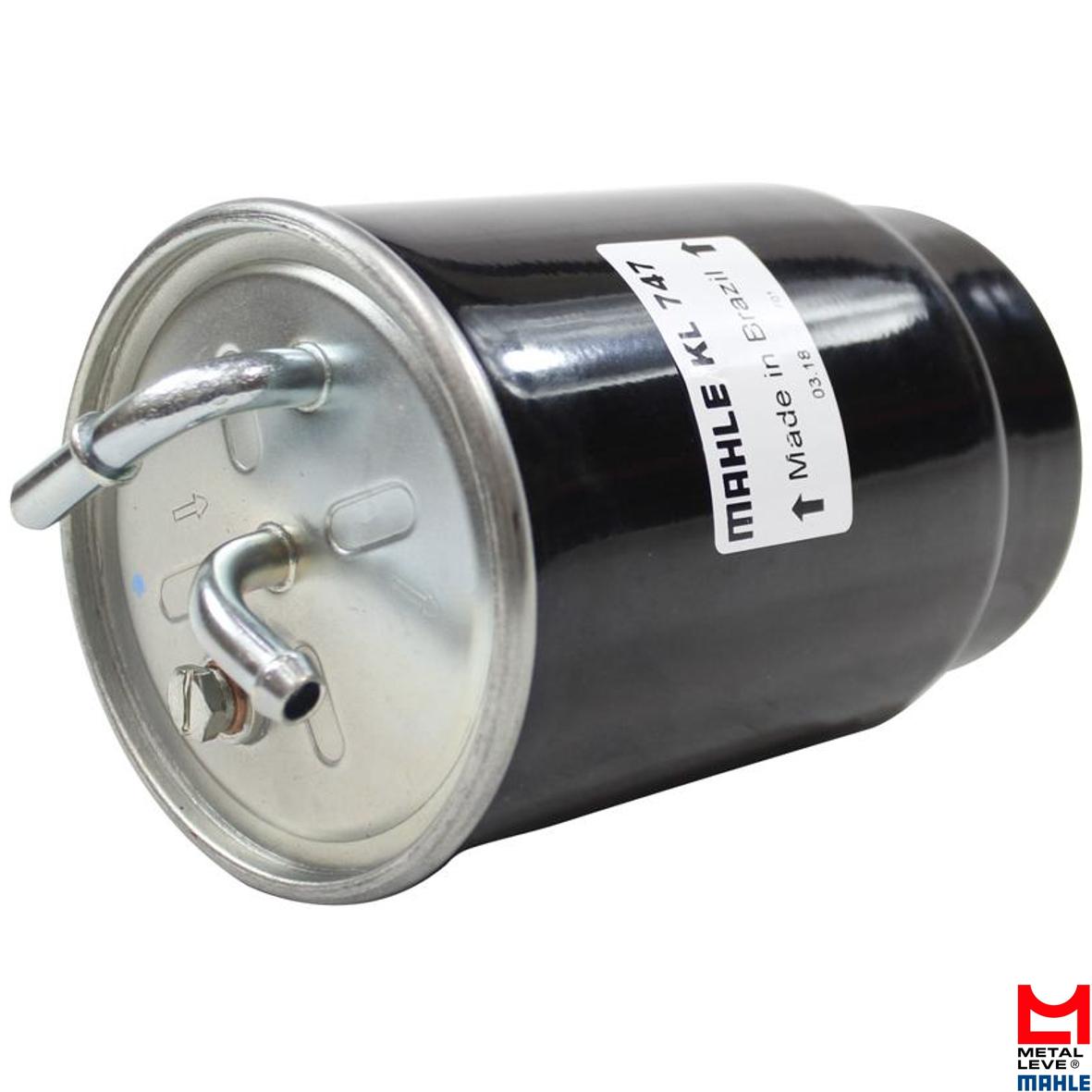Filtro de Combustível em Linha - Mahle Metal Leve - KL747 - (1)