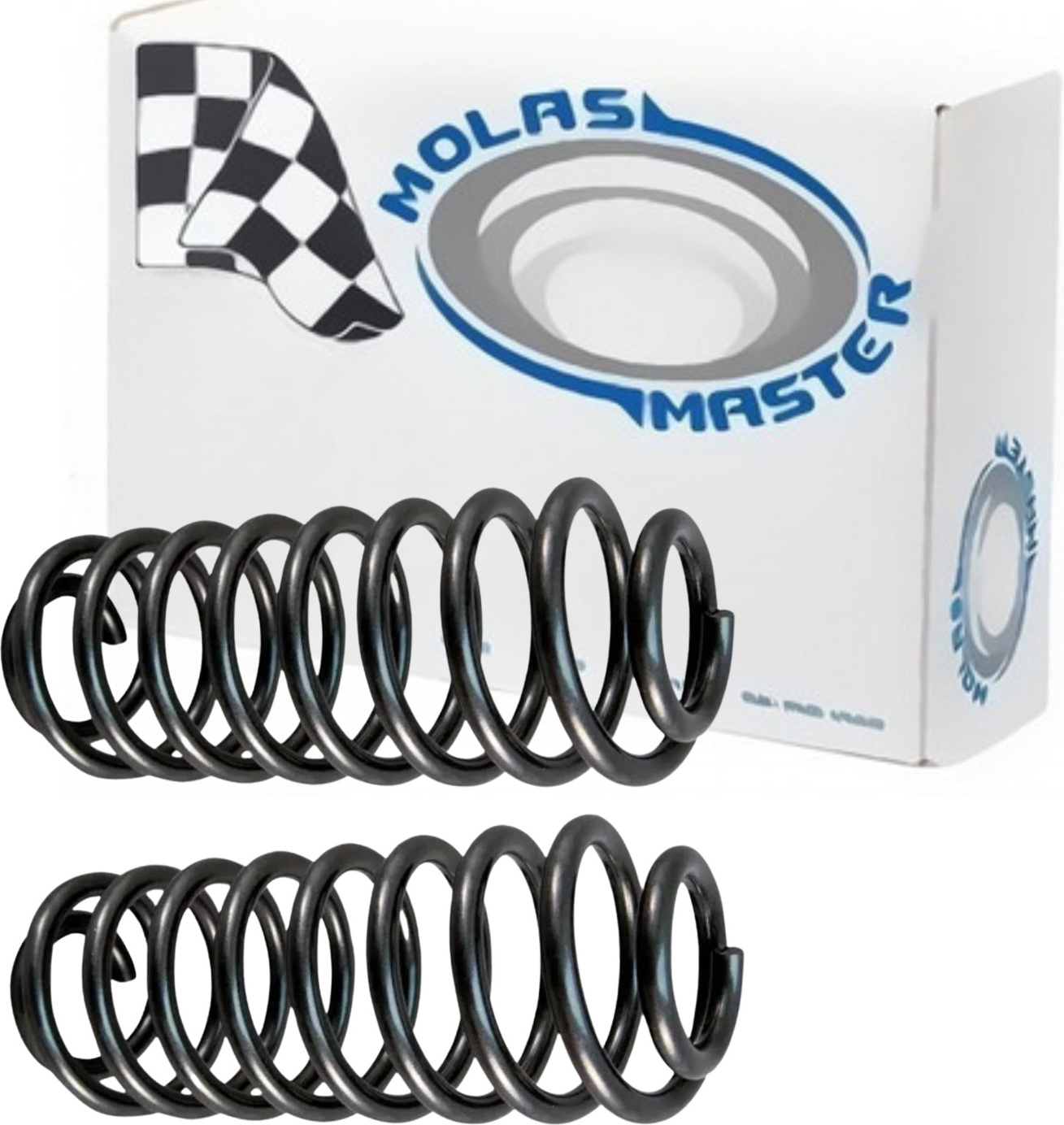 Par de Molas Suspensão Dianteira - Molas Master - MM-3174 - (1)