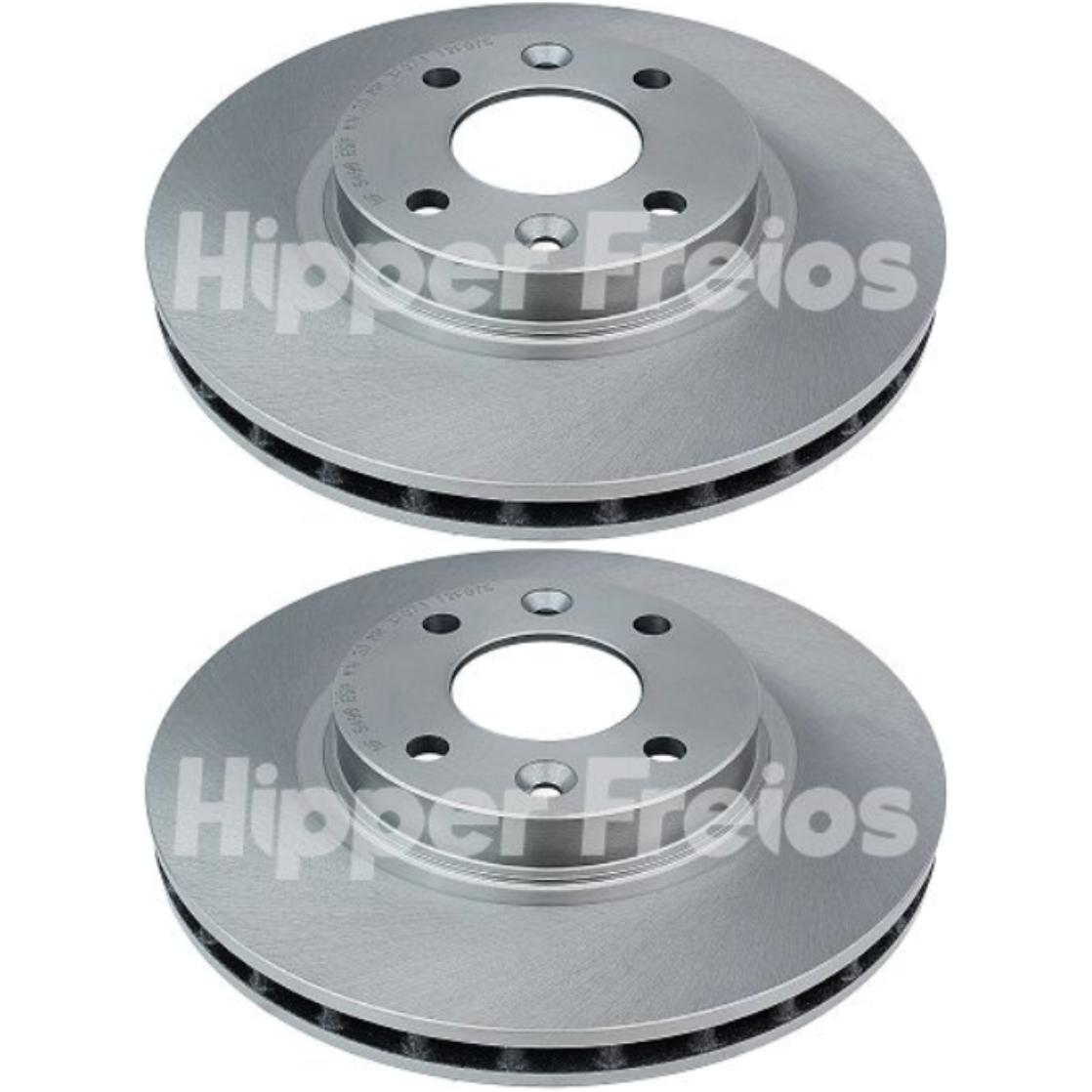 Par Disco de Freio Ventilado - Hipper Freios - HF 549B - (2)