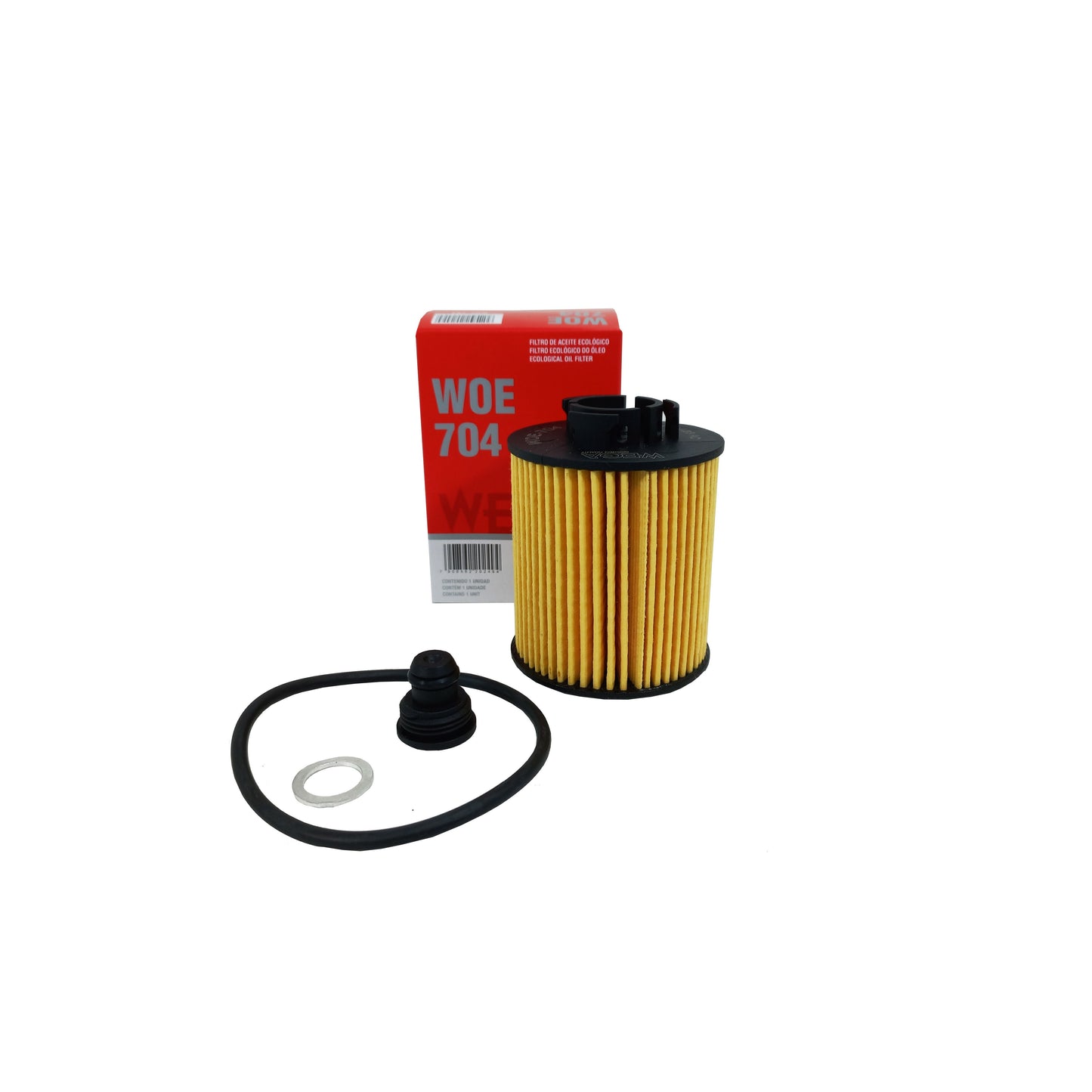 Elemento do Filtro de Óleo - Wega - WOE704 - (1)