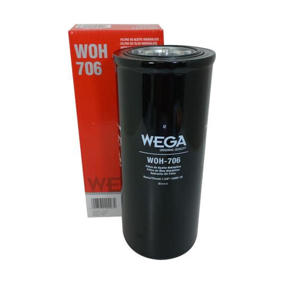 Filtro de Óleo Hidráulico Blindado - Wega - WOH706 - (1)