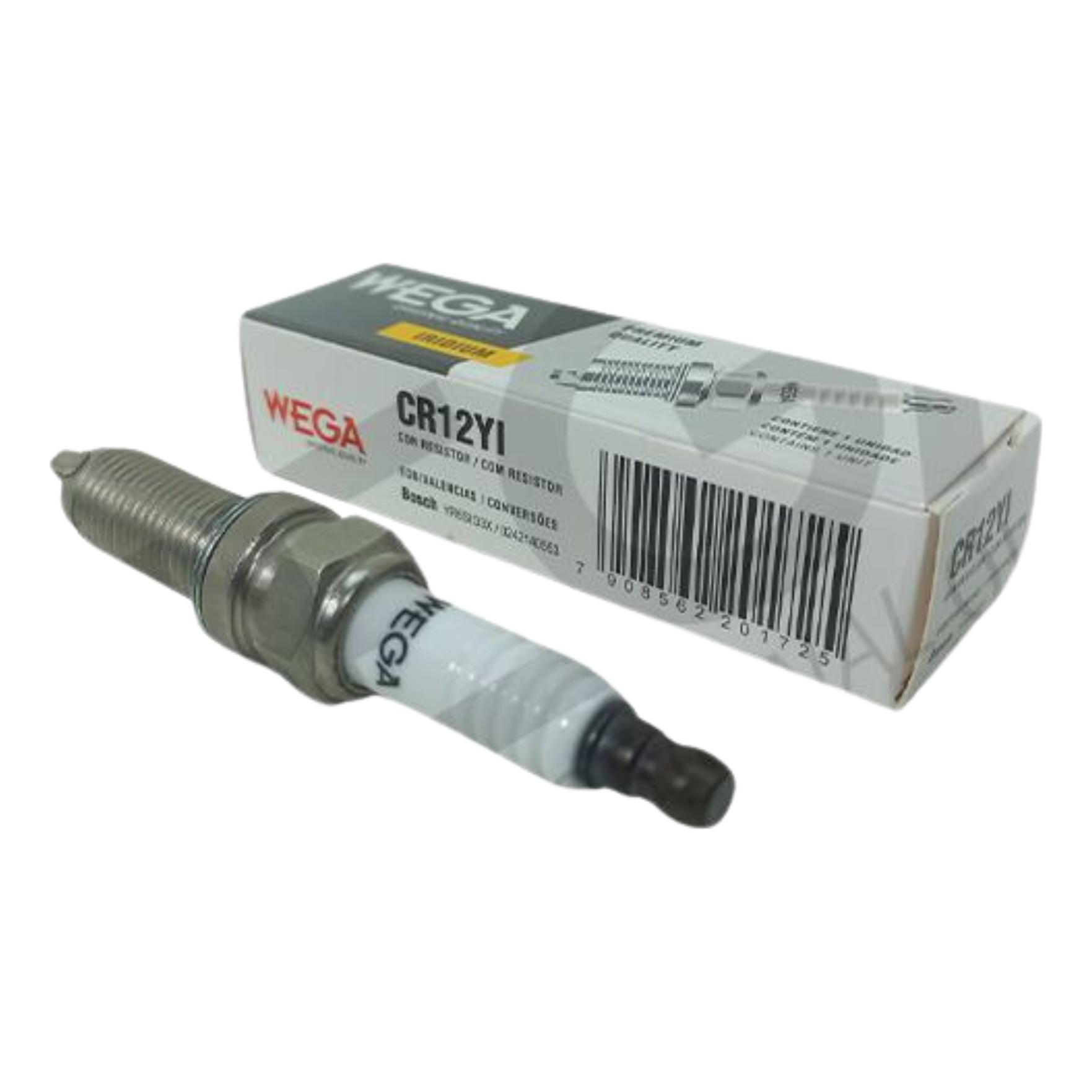 Vela de Ignição Iridium - Wega - CR12YI - (1)