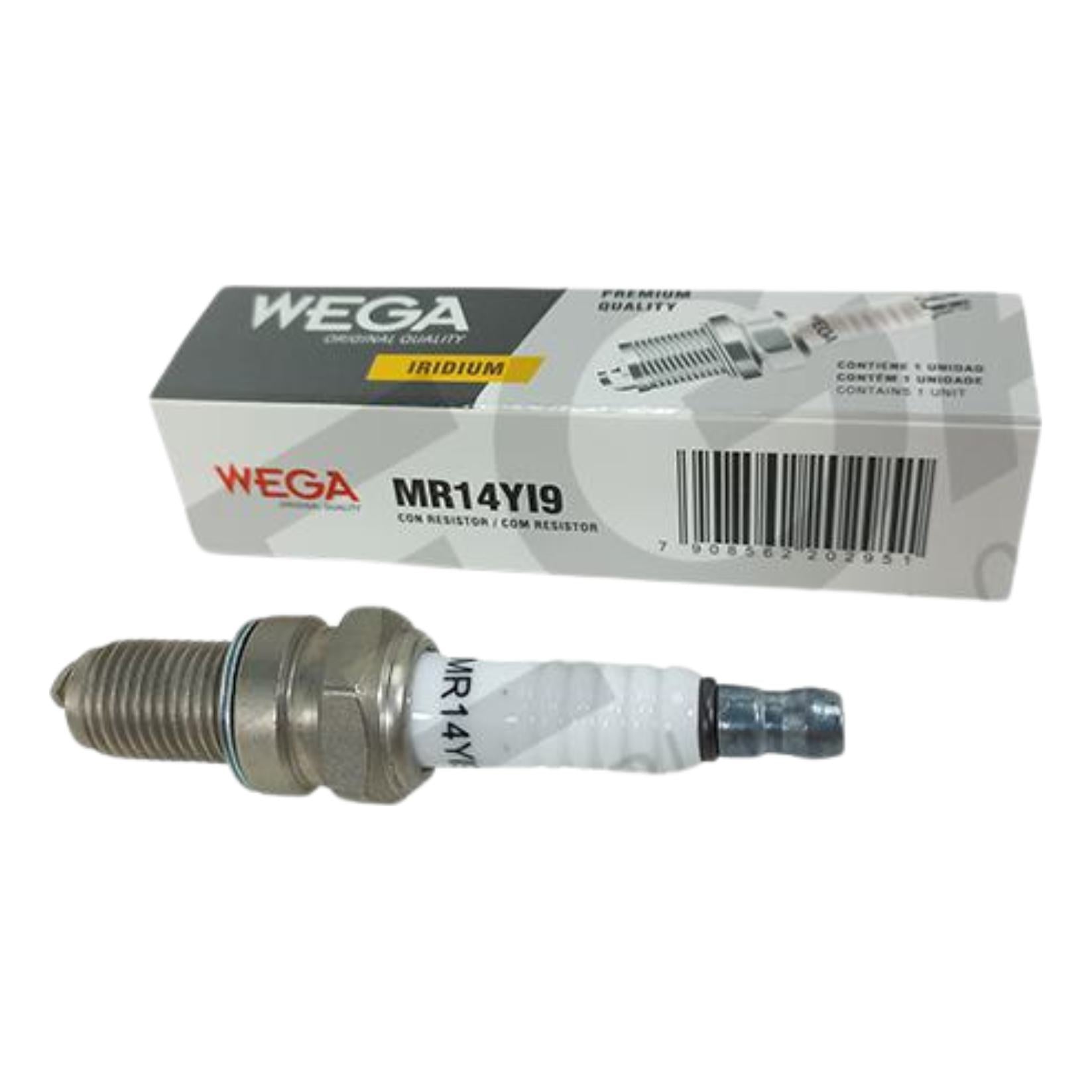 Vela de Ignição Iridium - Wega - MR14YI9 - (1)