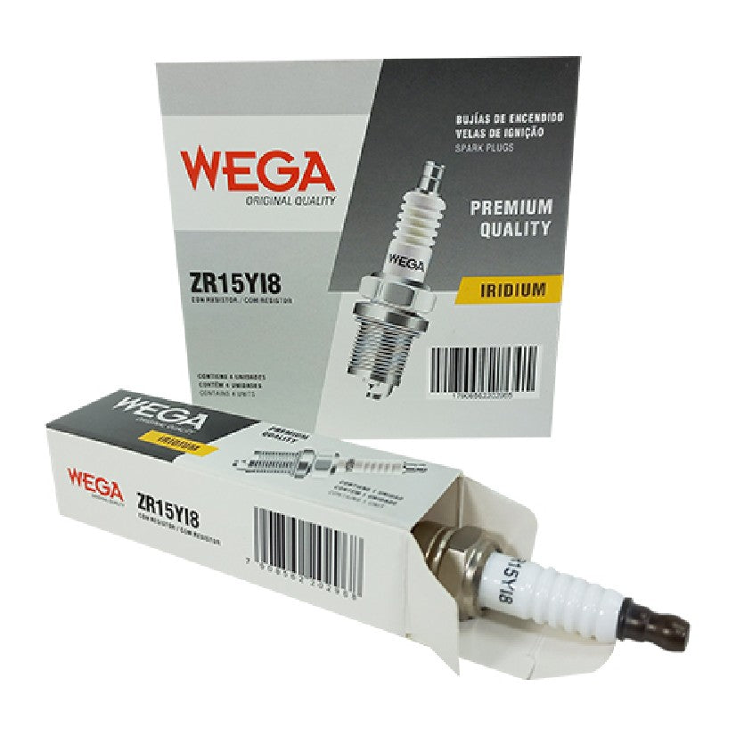 Vela de Ignição Iridium - Wega - ZR15YI8 - (1)