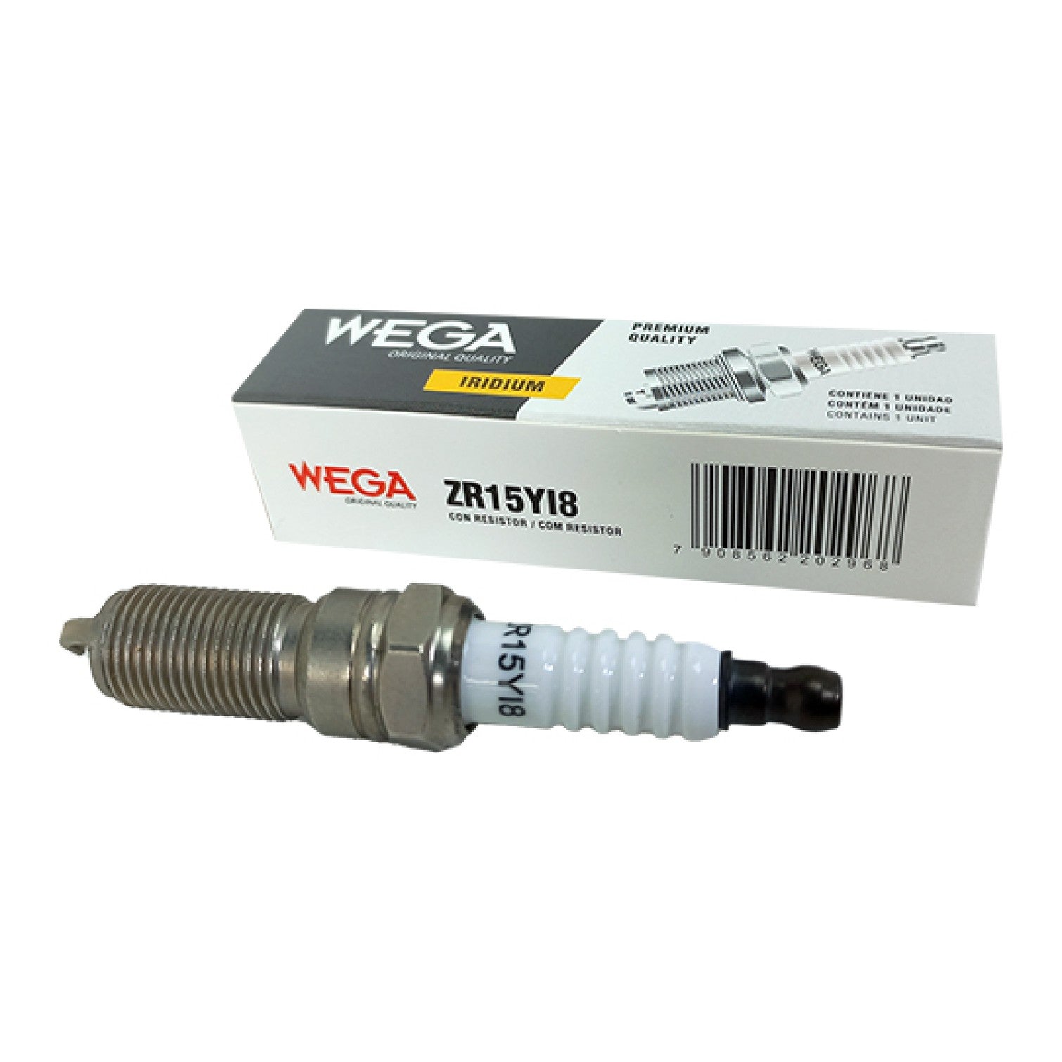 Vela de Ignição Iridium - Wega - ZR15YI8 - (2)