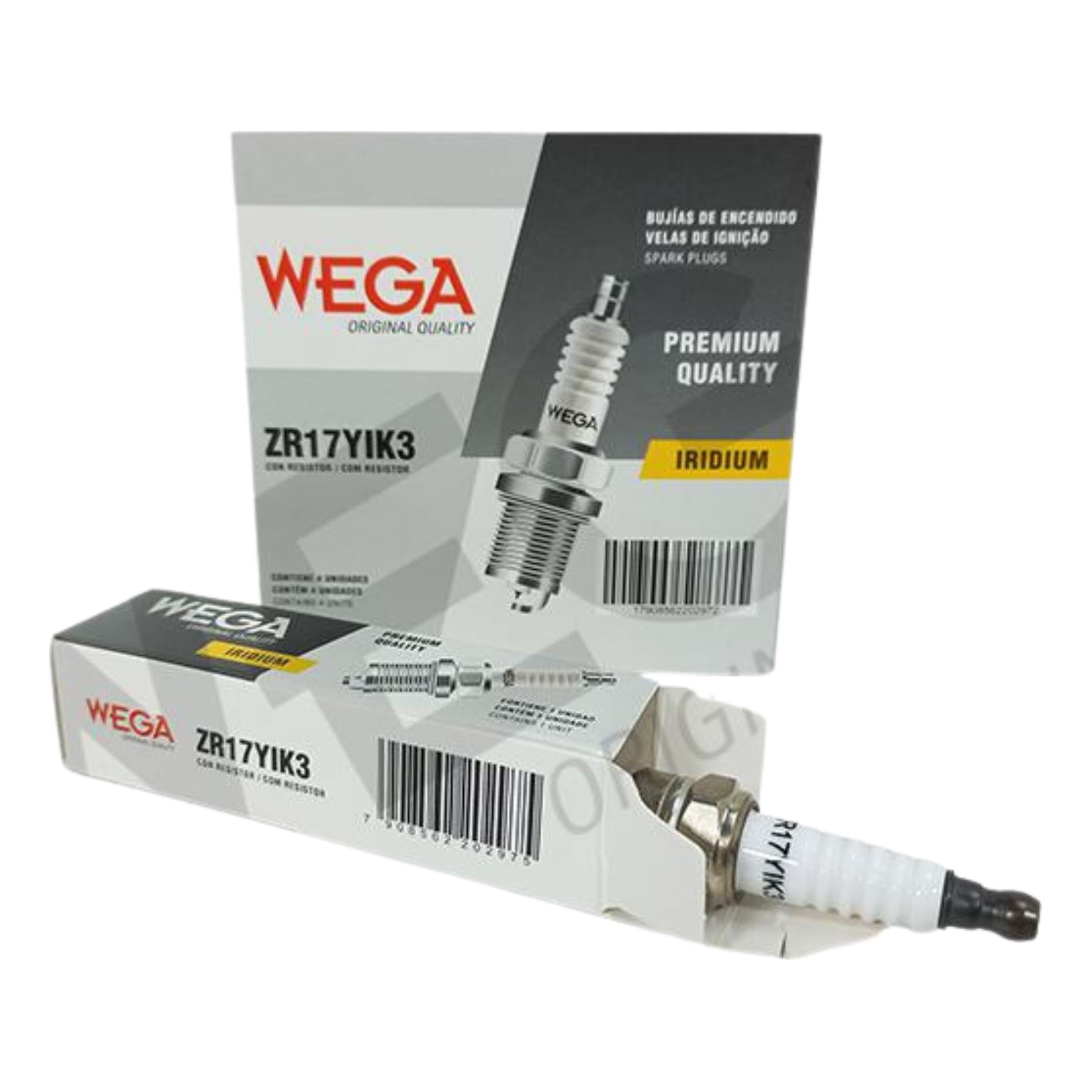 Vela de Ignição - Wega - ZR17YIK3 - (1)