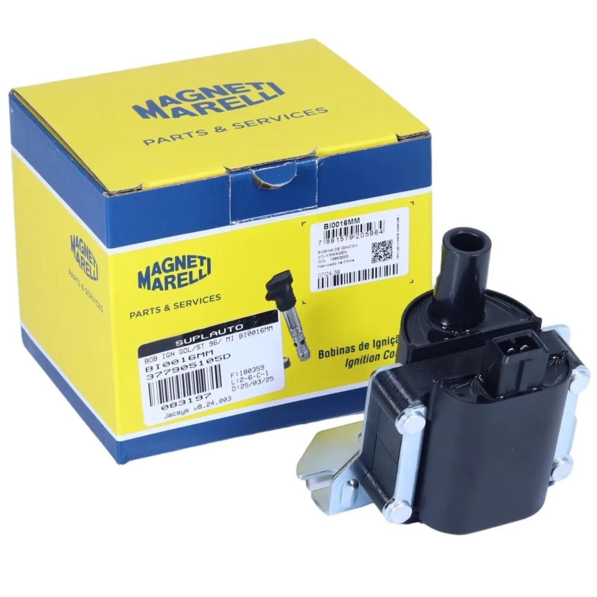 Bobina De Ignição - Magneti Marelli - BI0016MM - (1)