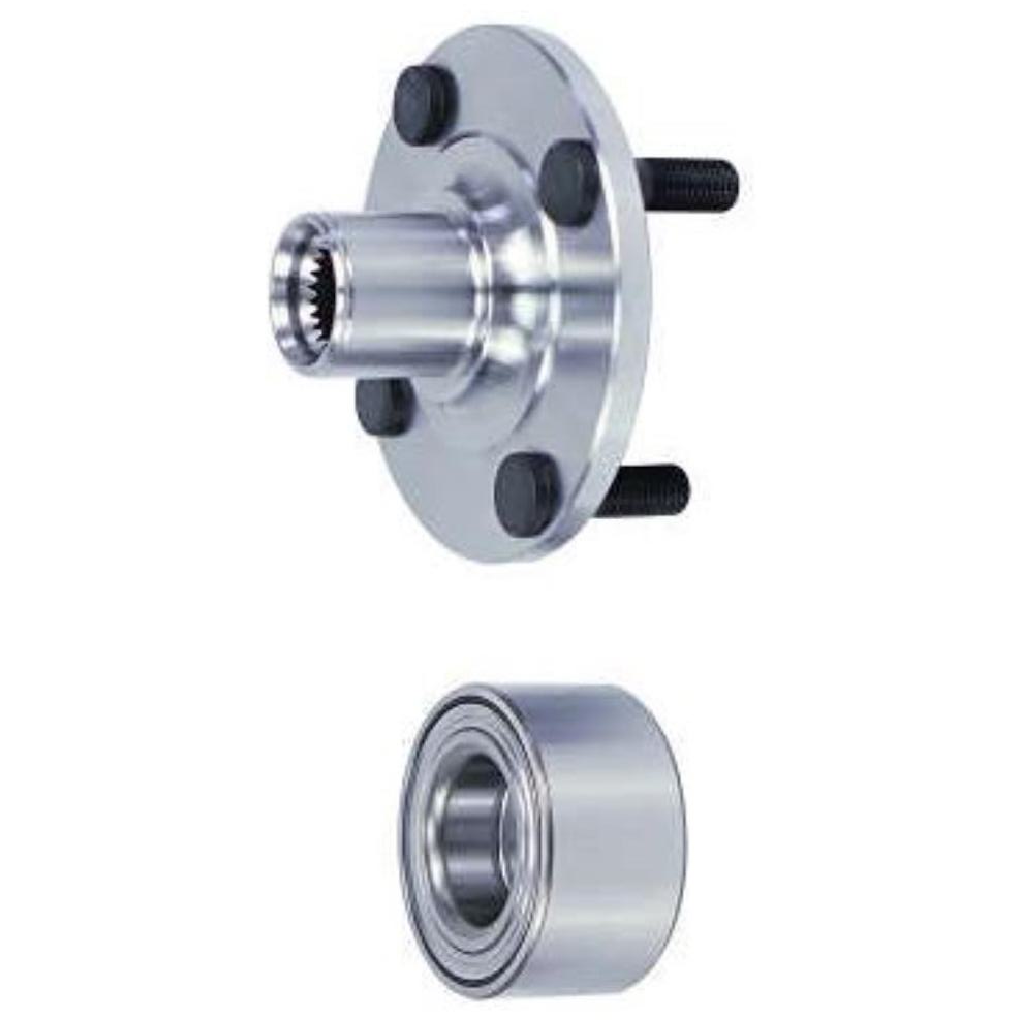 Cubo de Roda Dianteiro Direito ou Esquerdo 4 Furos 25 Dentes com Rolamento sem ABS para Nissan March - Cofap - CRC29006 - (3)