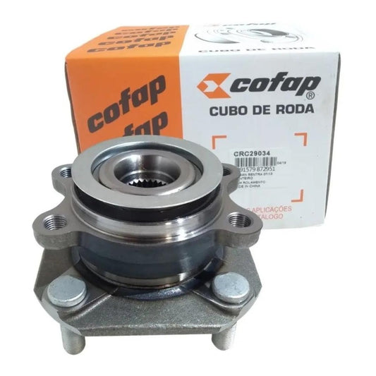 Cubo de Roda Dianteiro Direito ou Esquerdo 4 Furos com Rolamento e ABS para Nissan Sentra - Cofap - CRC29034 - (1)
