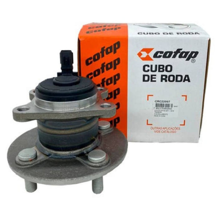 Cubo de Roda Traseiro Direito ou Esquerdo com Rolamento e ABS - Cofap - CRC22007 - (2)