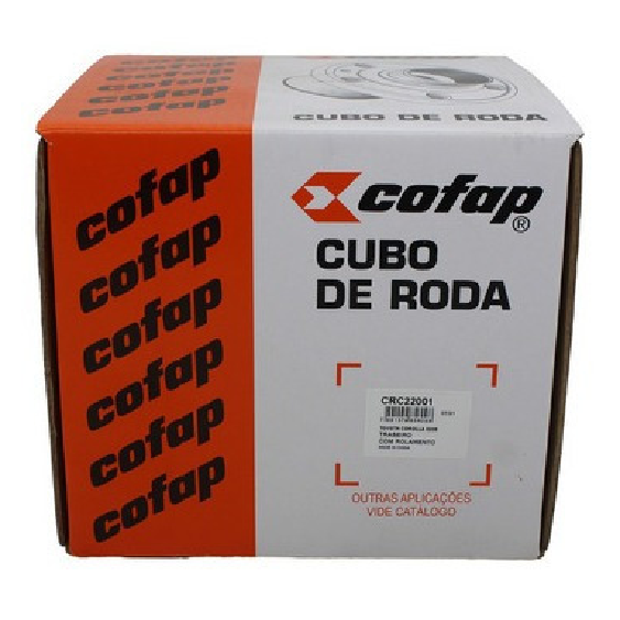 Cubo de Roda Traseiro Direito ou Esquerdo com Rolamento e ABS - Cofap - CRC22007 - (12)